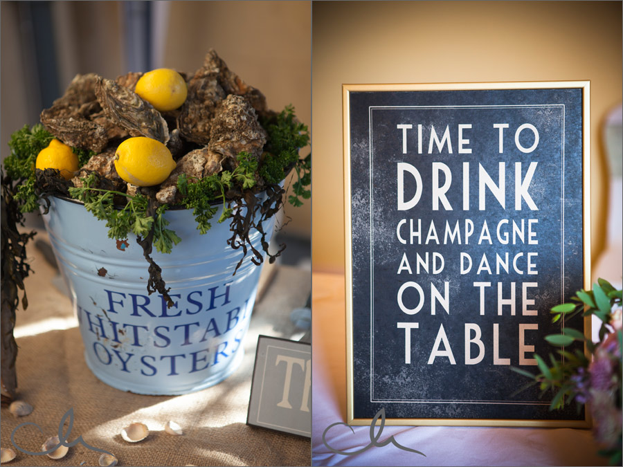 wedding celebrations at Whitstable Castle