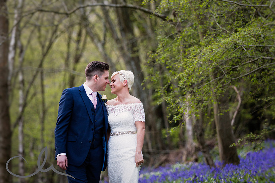 Newlyweds have their protrait shoot atSt Augustine's Priory