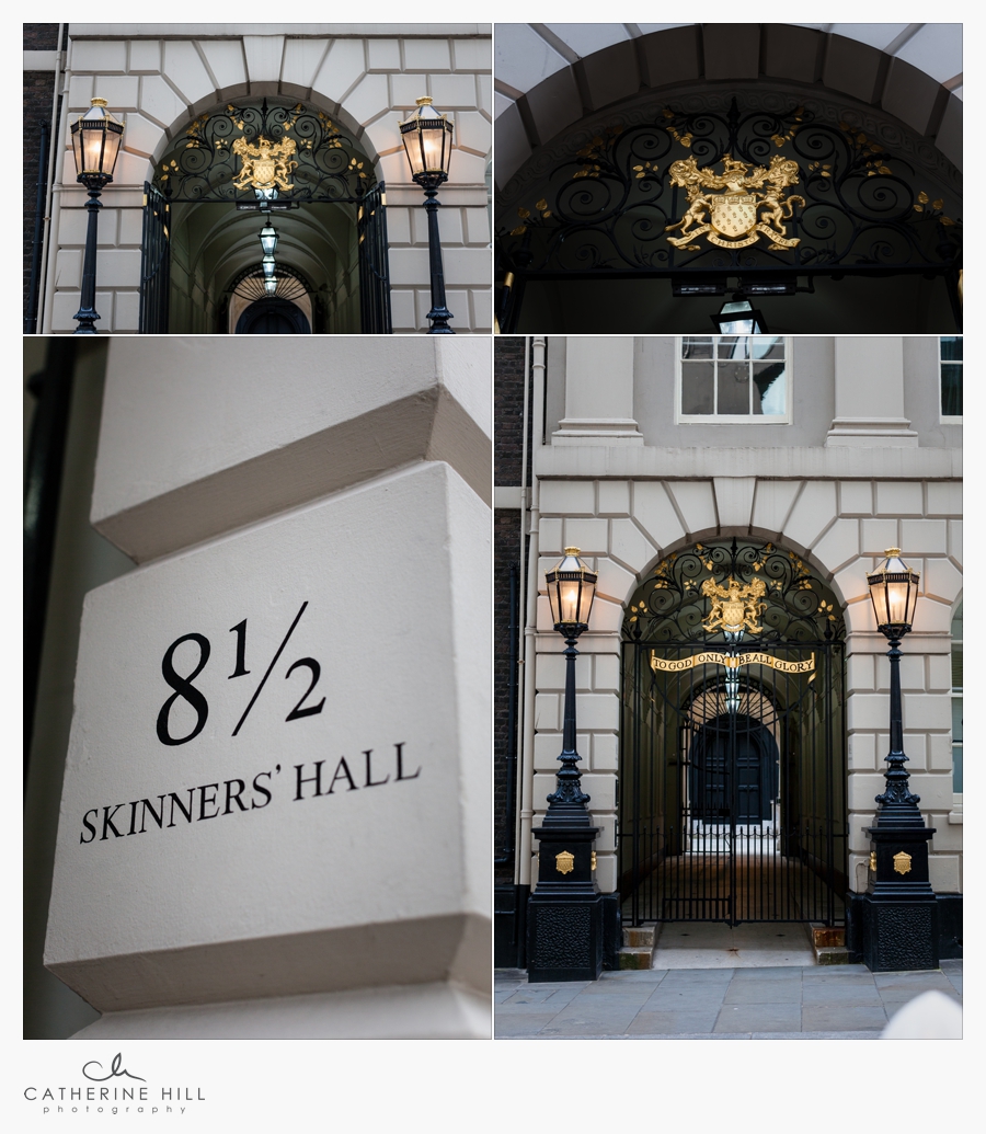 detail shots of Skinners Hall London