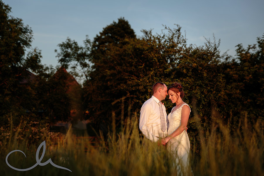Newlywed couple have portrait shoot at their Kent Wedding