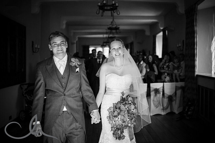 newly weds at Leeds Castle